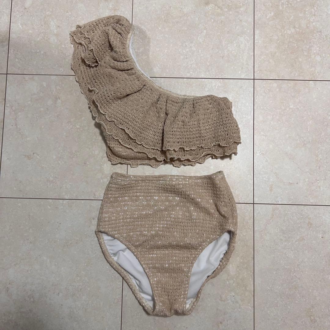 acka crochet frill swim wear M-L size新品