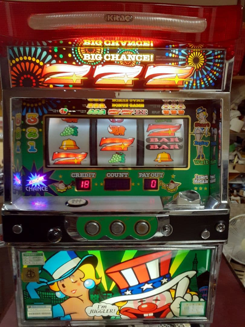 B*n様 ︎ジャグラー&ガールスロットマシン家庭電源使用！