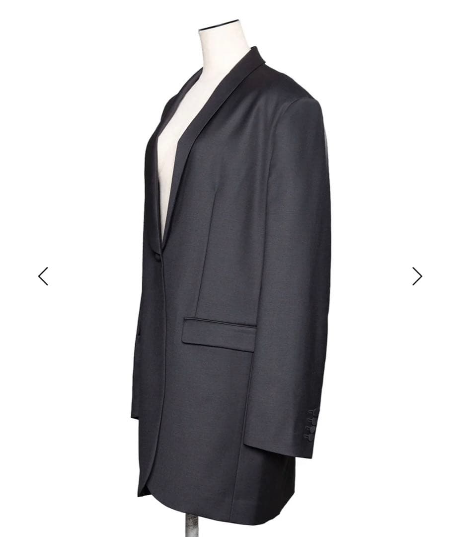 未使用 チエコ chieko＋ シルク ウール ショールカラー ジャケット 36