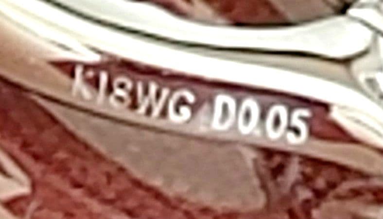 ☆新品未使用☆K18WG&天然ダイヤモンド マルチバチカン チャーム gstv