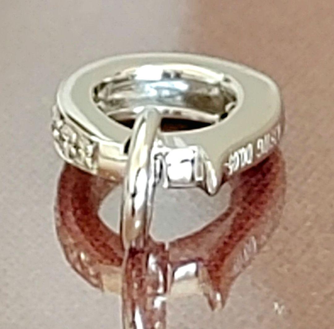 ☆新品未使用☆K18WG&天然ダイヤモンド マルチバチカン チャーム gstv