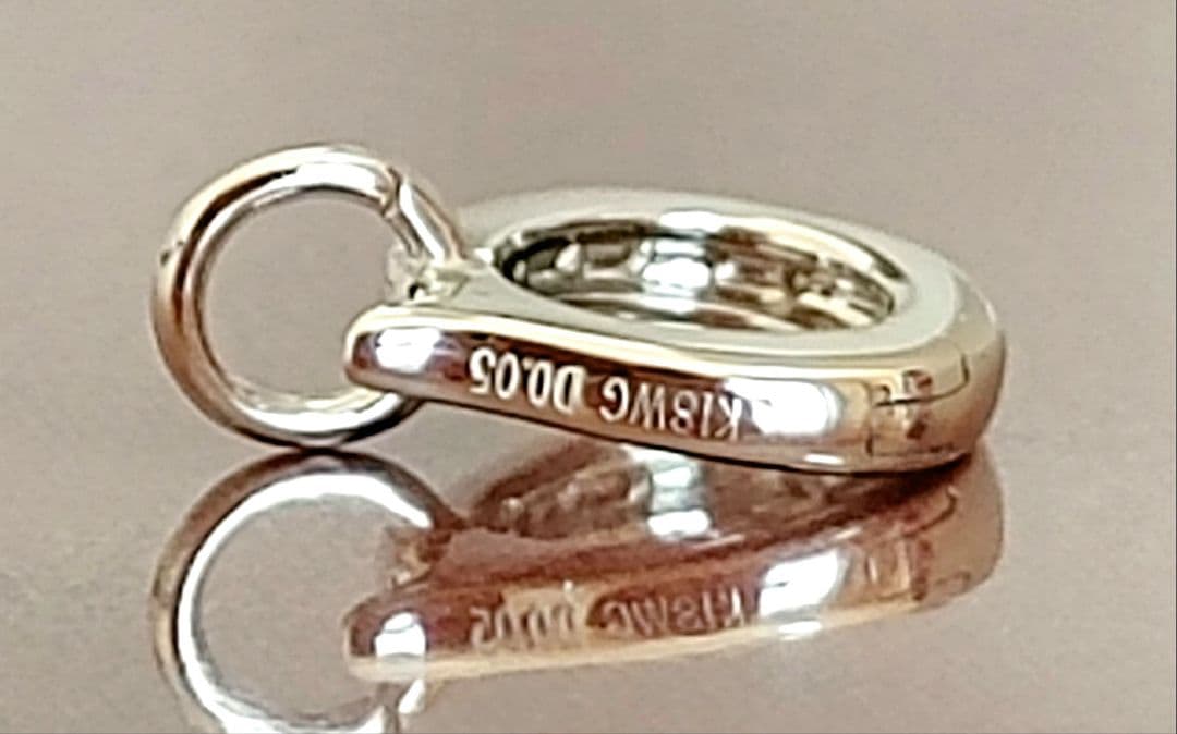 ☆新品未使用☆K18WG&天然ダイヤモンド マルチバチカン チャーム gstv