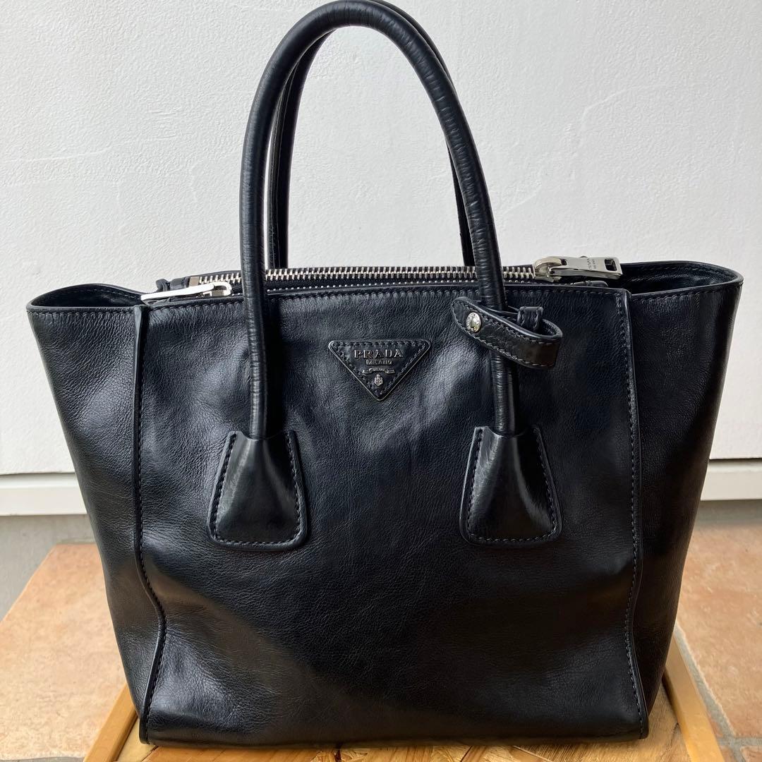 ✨極美品✨PRADA ブラック 2way ショルダーバッグ　7-15