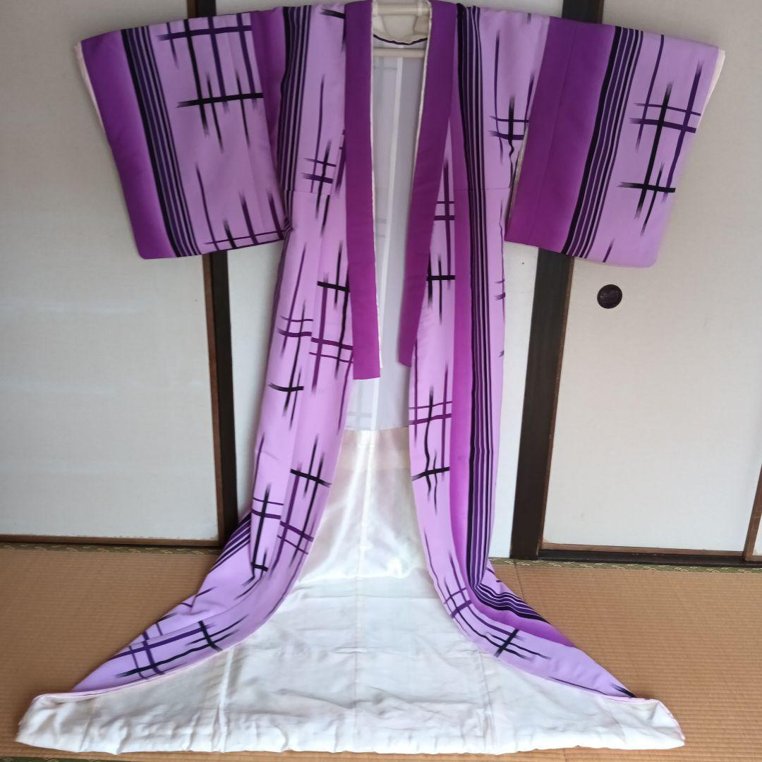 Kasumin値引き 裾引き着物 帯付き