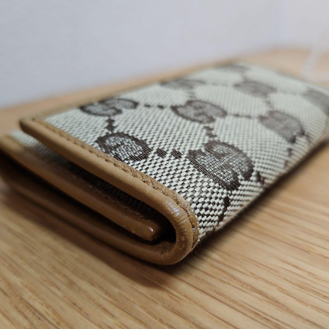 GUCCI グッチ 6連キーケース GGキャンバス ブラウン