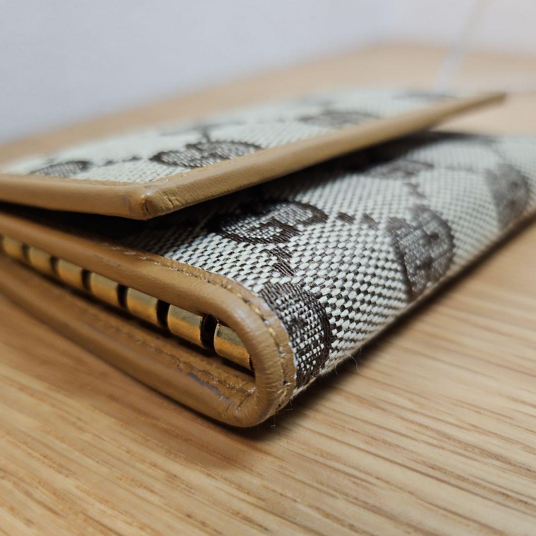 GUCCI グッチ 6連キーケース GGキャンバス ブラウン