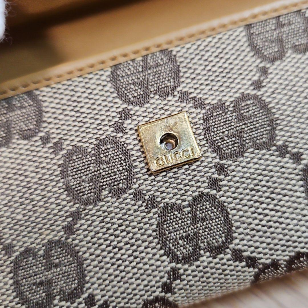 GUCCI グッチ 6連キーケース GGキャンバス ブラウン