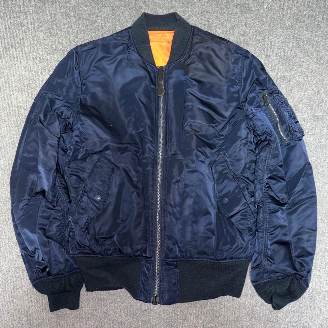 【極美品✨】【希少XL】ALPHA INDUSTRIE ma-1 ブルー XL