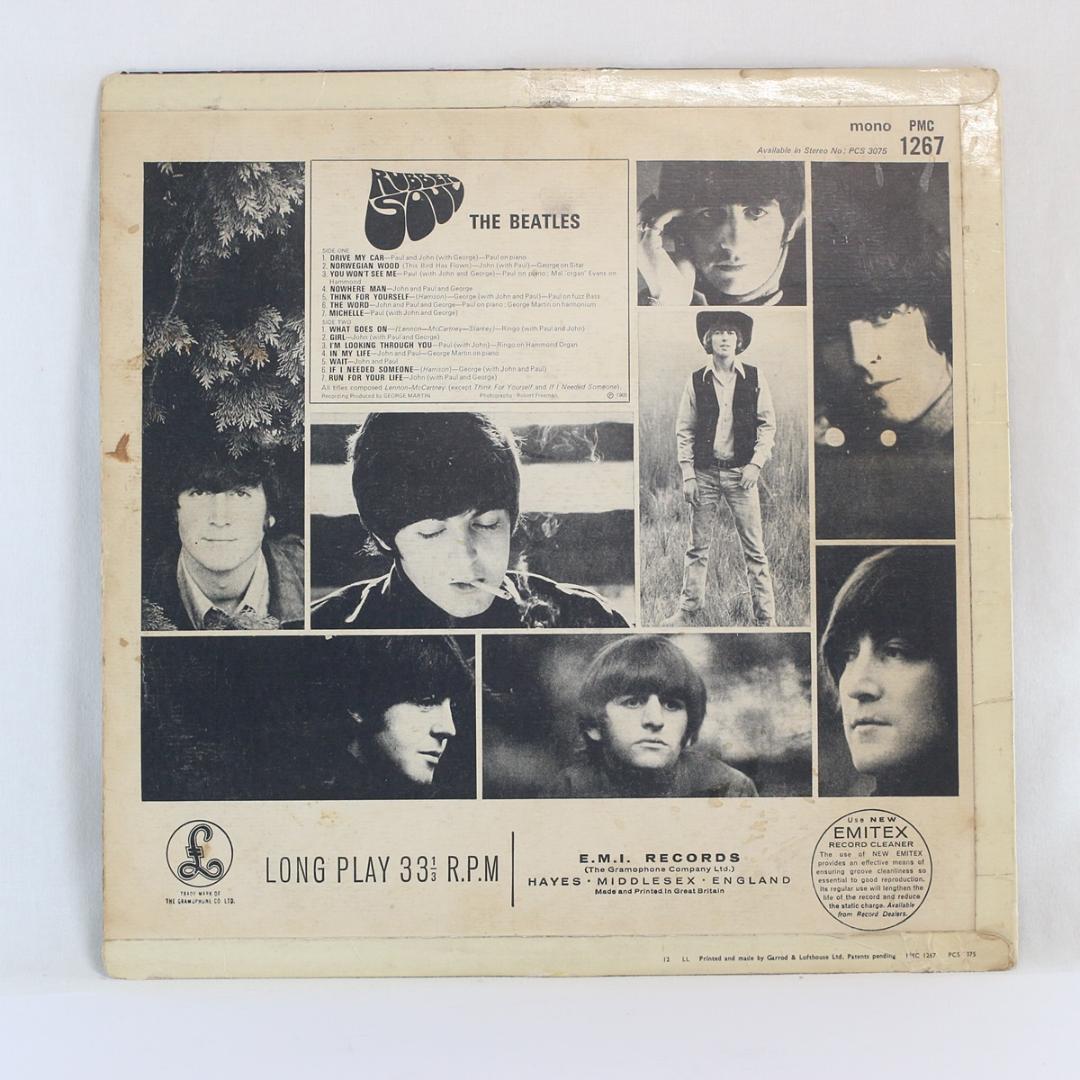 英LP The Beatles Rubber Soul UKオリジナル盤Mono