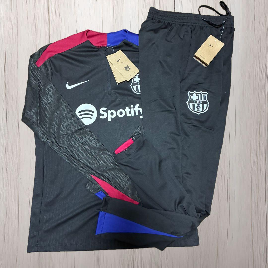新品 FC Barcelona ジャージ上下セットS