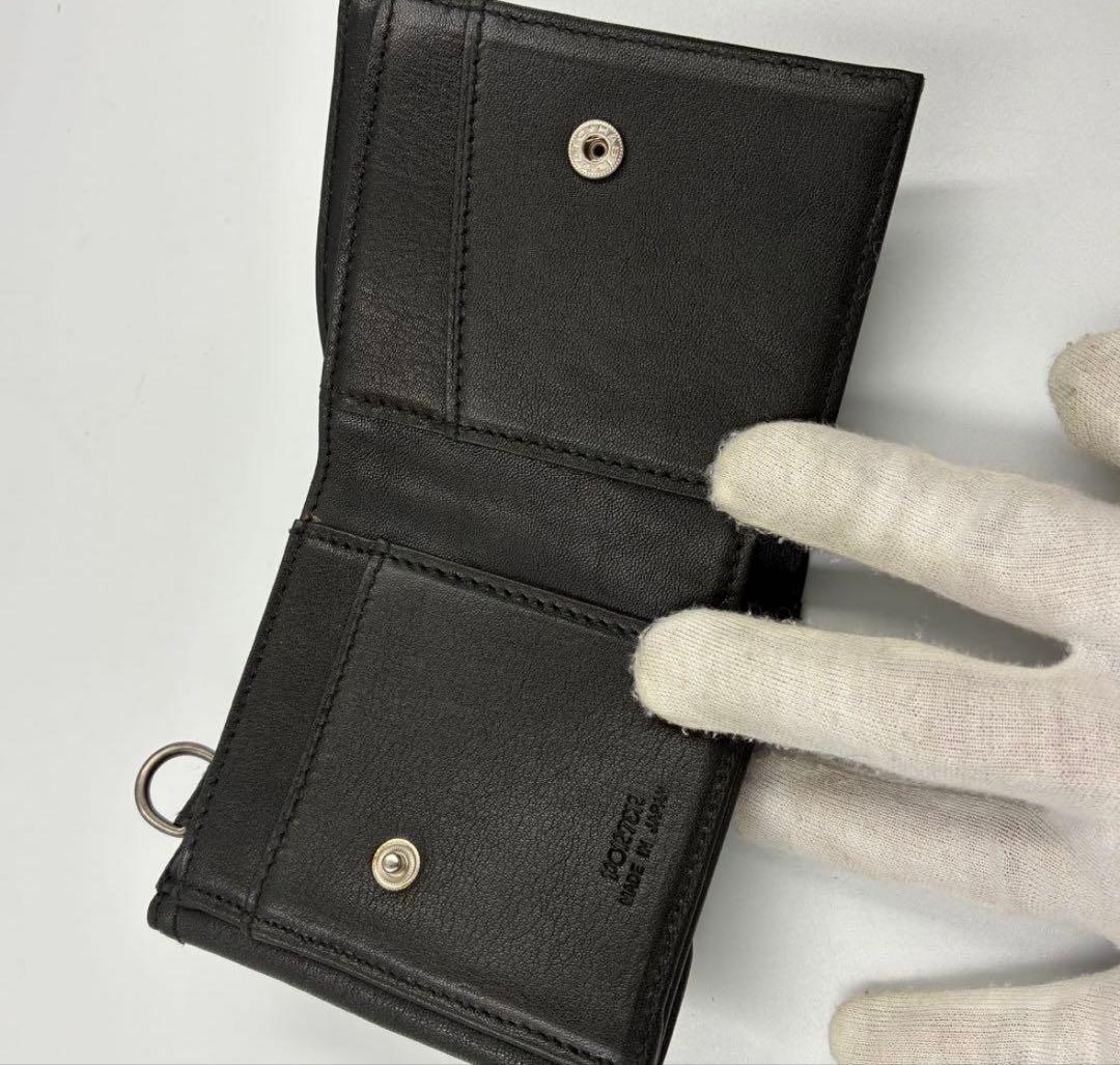 超希少】ポーター　二つ折り財布　ブラック　レザー　ヴィンテージ　PORTER