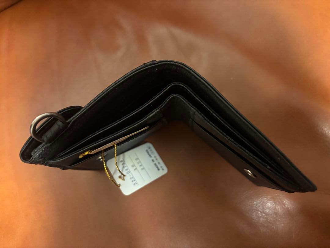 超希少】ポーター　二つ折り財布　ブラック　レザー　ヴィンテージ　PORTER