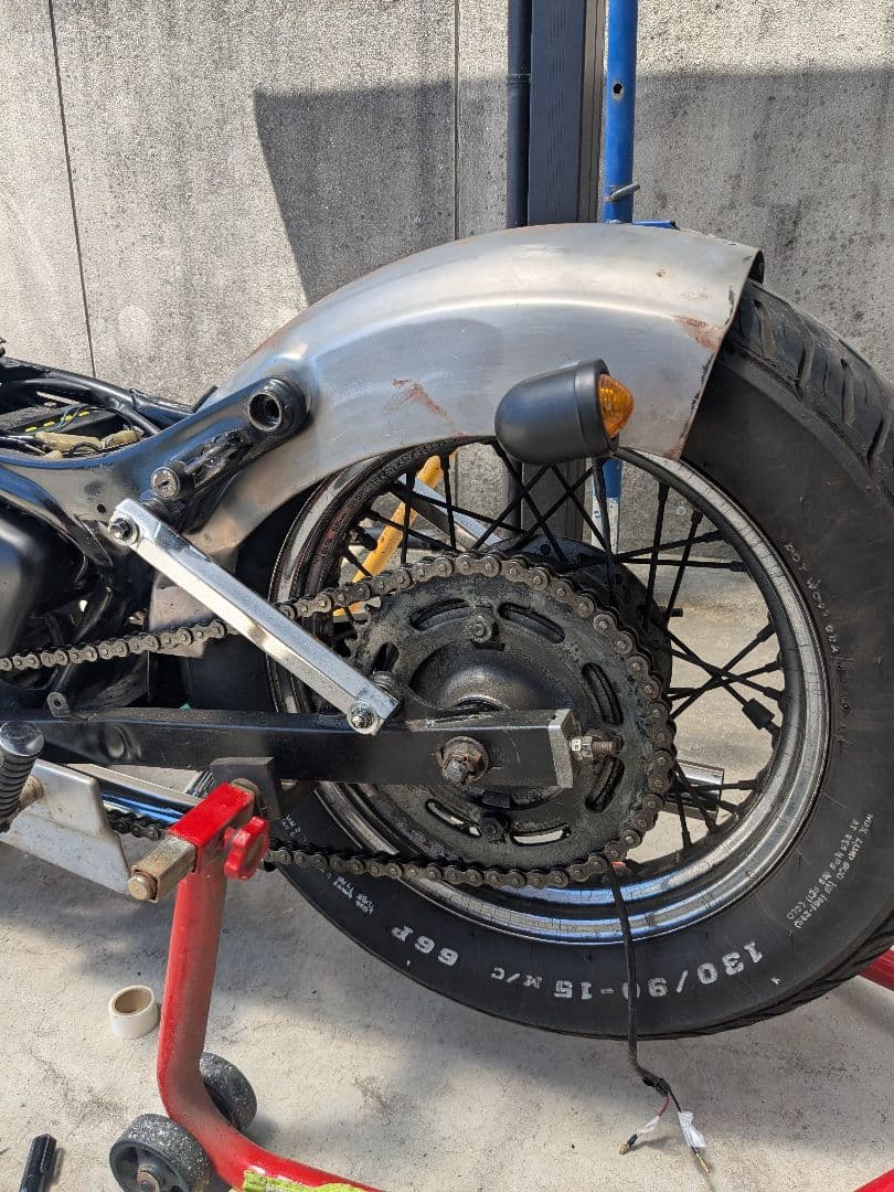 ビラーゴ250純正加工フェンダー！