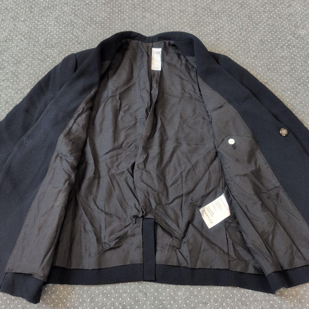 NO CONTROL AIR ノーカラージャケット 38 ネイビー 美品