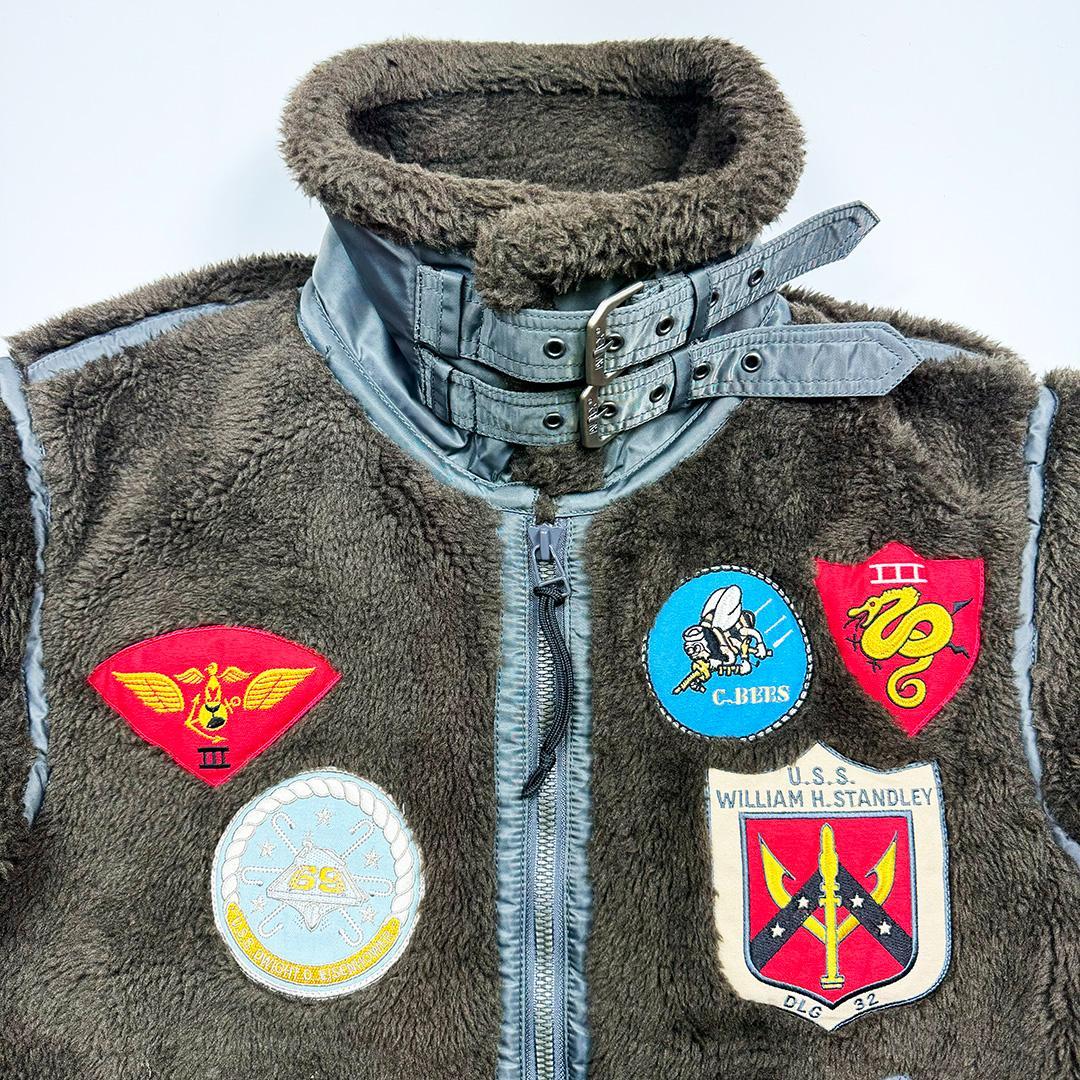 【アヴィレックス】トップガン　B-3　フライトジャケット　ボアフリース　MA-1