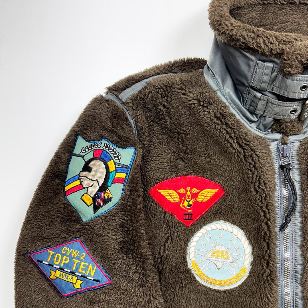 【アヴィレックス】トップガン　B-3　フライトジャケット　ボアフリース　MA-1