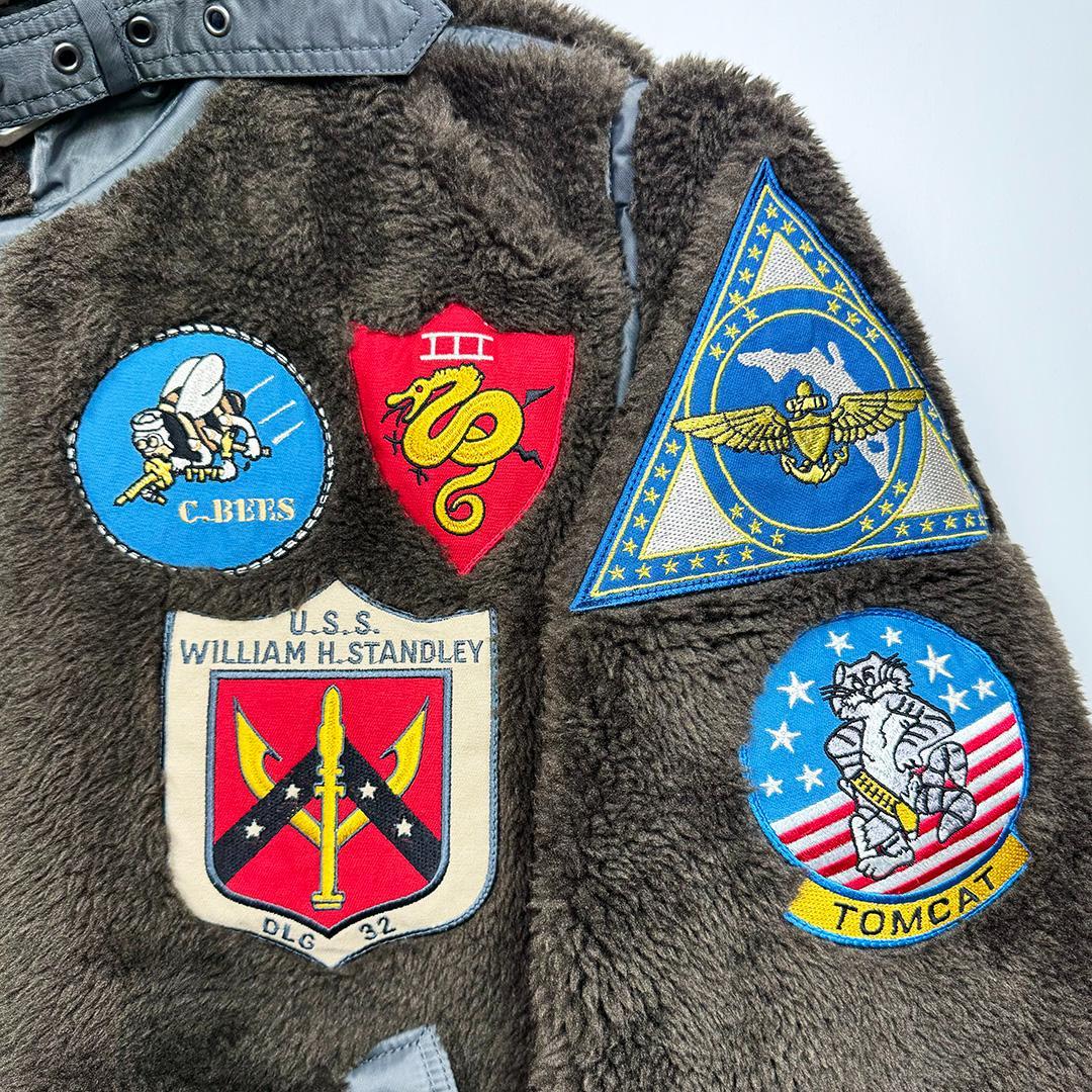 【アヴィレックス】トップガン　B-3　フライトジャケット　ボアフリース　MA-1