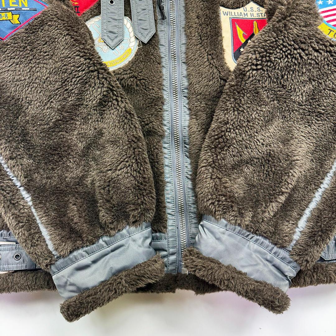 【アヴィレックス】トップガン　B-3　フライトジャケット　ボアフリース　MA-1