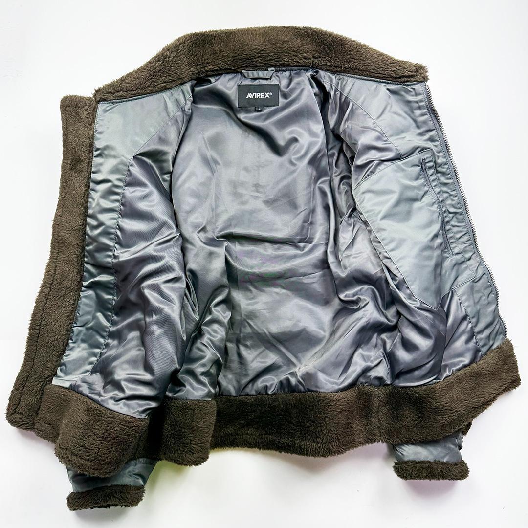 【アヴィレックス】トップガン　B-3　フライトジャケット　ボアフリース　MA-1