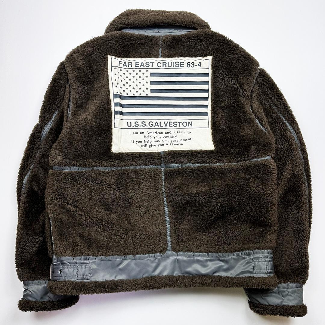 【アヴィレックス】トップガン　B-3　フライトジャケット　ボアフリース　MA-1