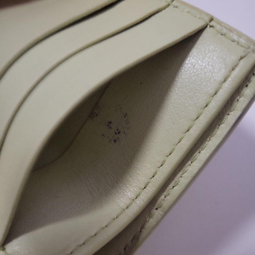 Bottega Veneta 二つ折り財布 ライトグリーン