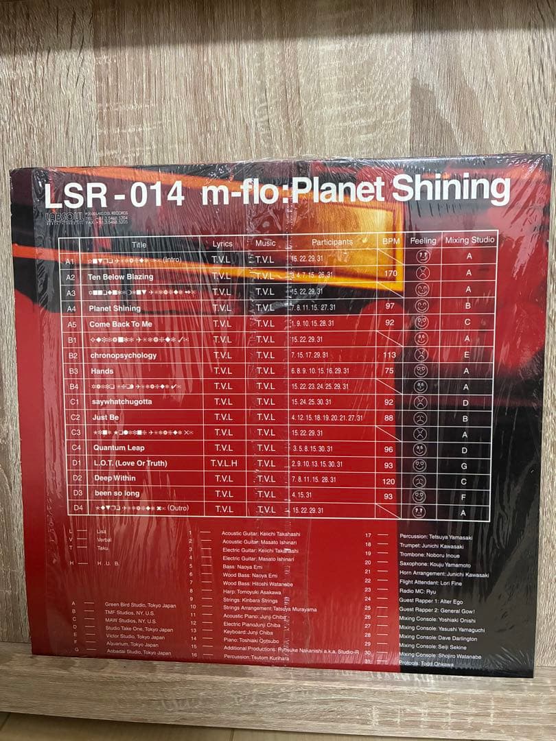 m-floのアルバム「Planet Shining」のレコード（LP）