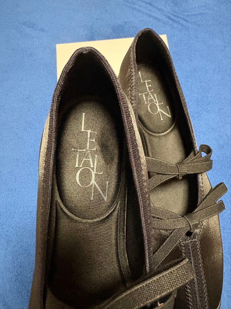 LE TALON ルタロン Lダブルリボンバレリーナ 23.5