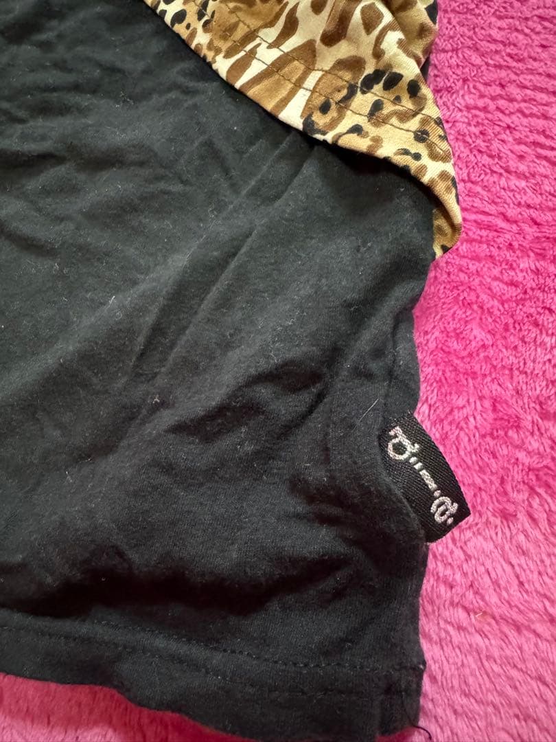 d.i.a. アシンメトリー レオパード ゼブラ柄 Tシャツ