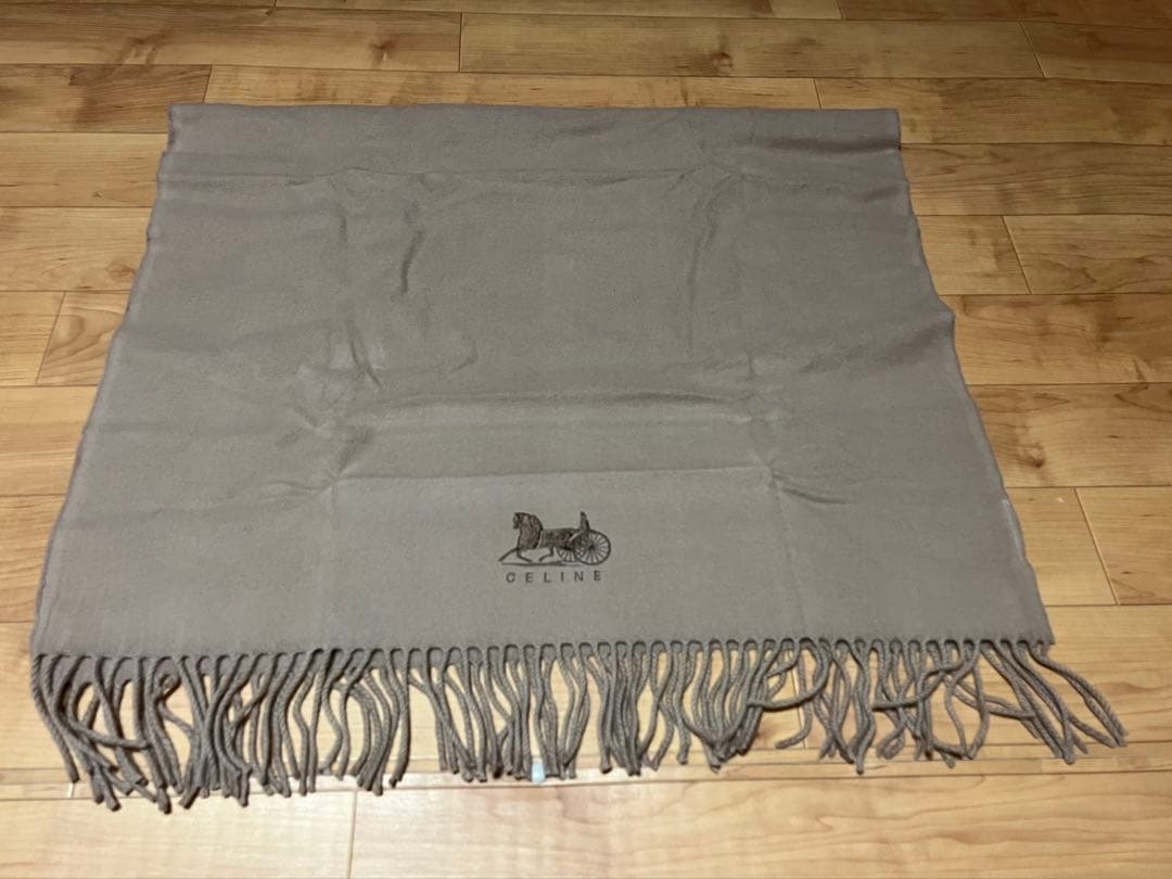 CELINE ウールブランケット 70x130cm