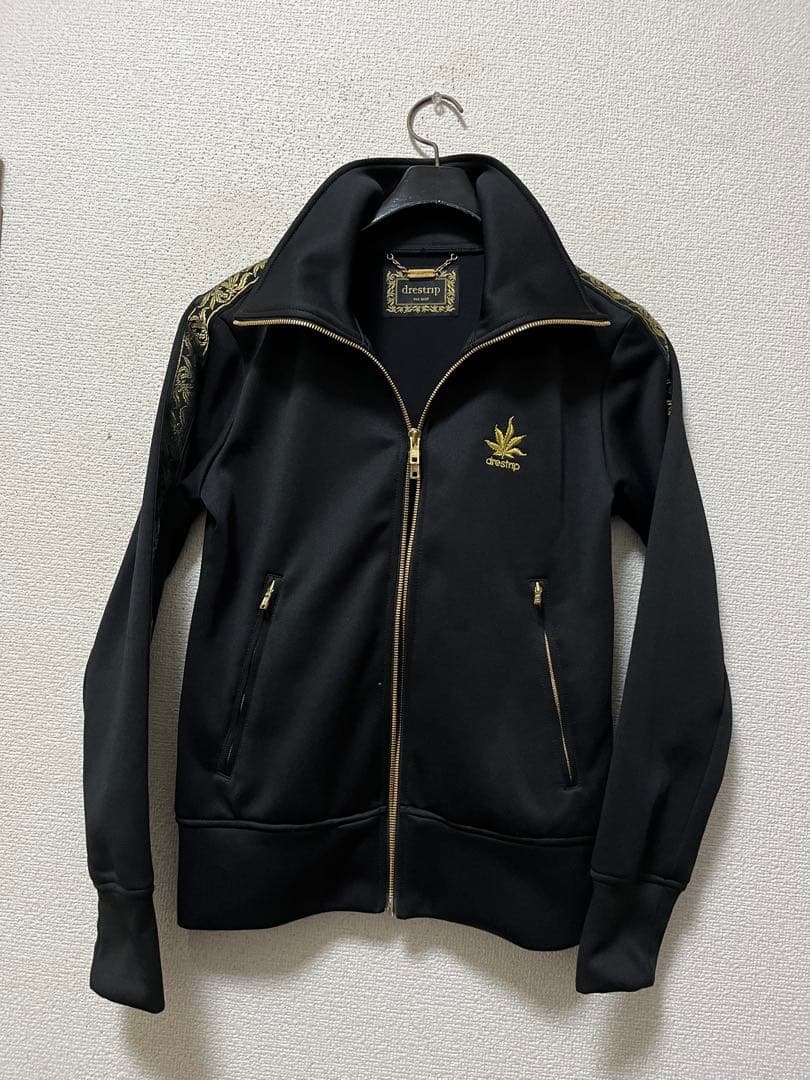 美品　ドレストリップ　百式ジャージ　/0　黒×金　ストレッチ　トラックジャケット