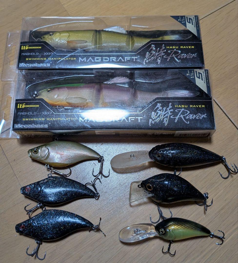 メガバス　ルアーセット　新品　美品　オリジナルブラックラメフレーク　オマケ付き