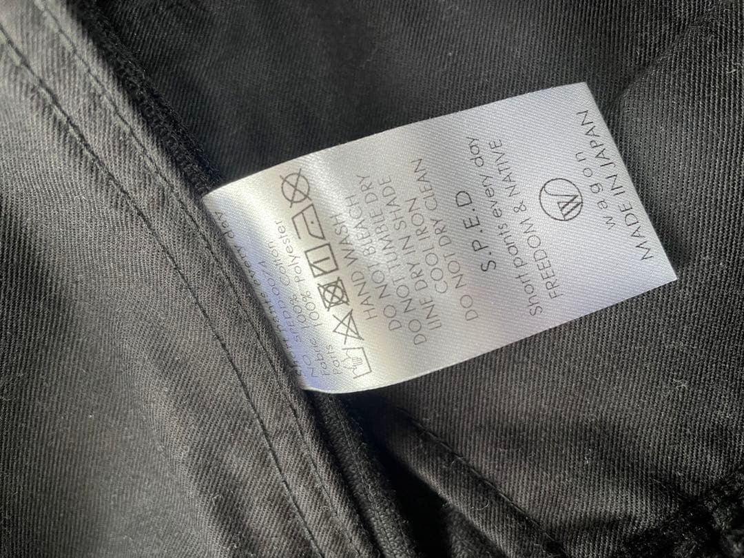 (USED)美品short pants everyday コーデュロイパンツ黒2