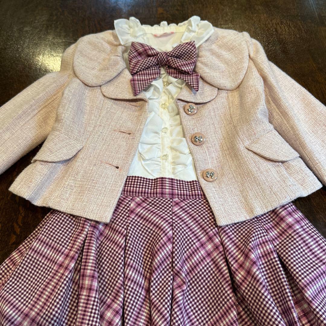 mezzopiano　メゾピアノ　120　フォーマル　入学式　卒園式　発表会