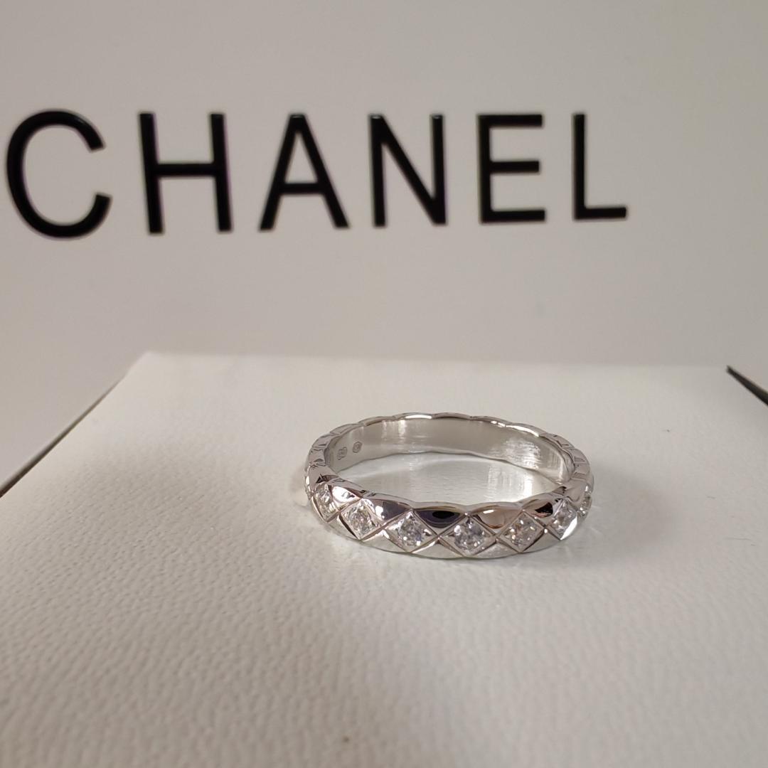 ホワイトゴールド ココクラッシュ リング・指輪