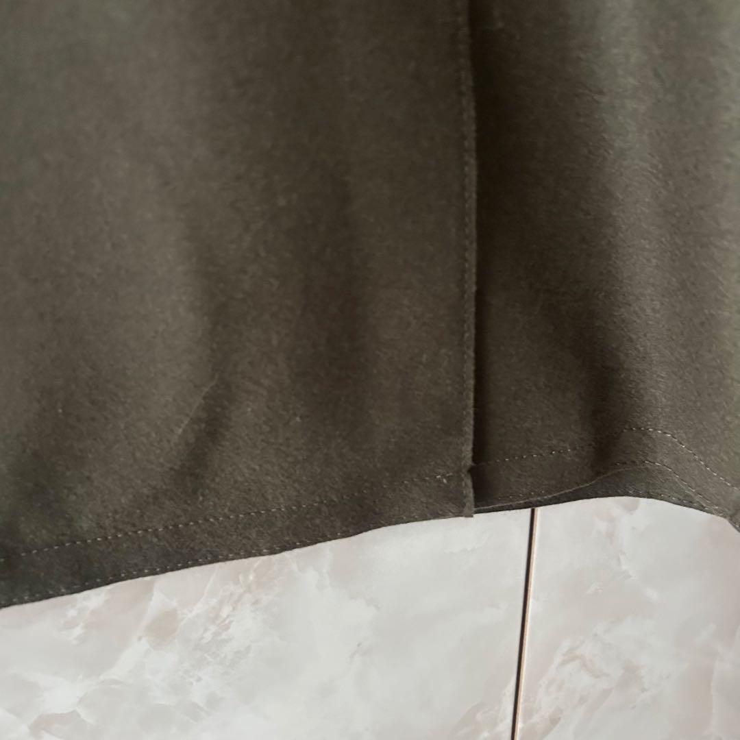 23区　圧縮ウールショートコート　カーキ　32