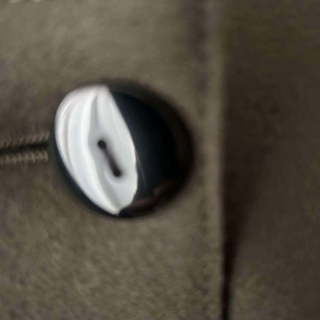 23区　圧縮ウールショートコート　カーキ　32