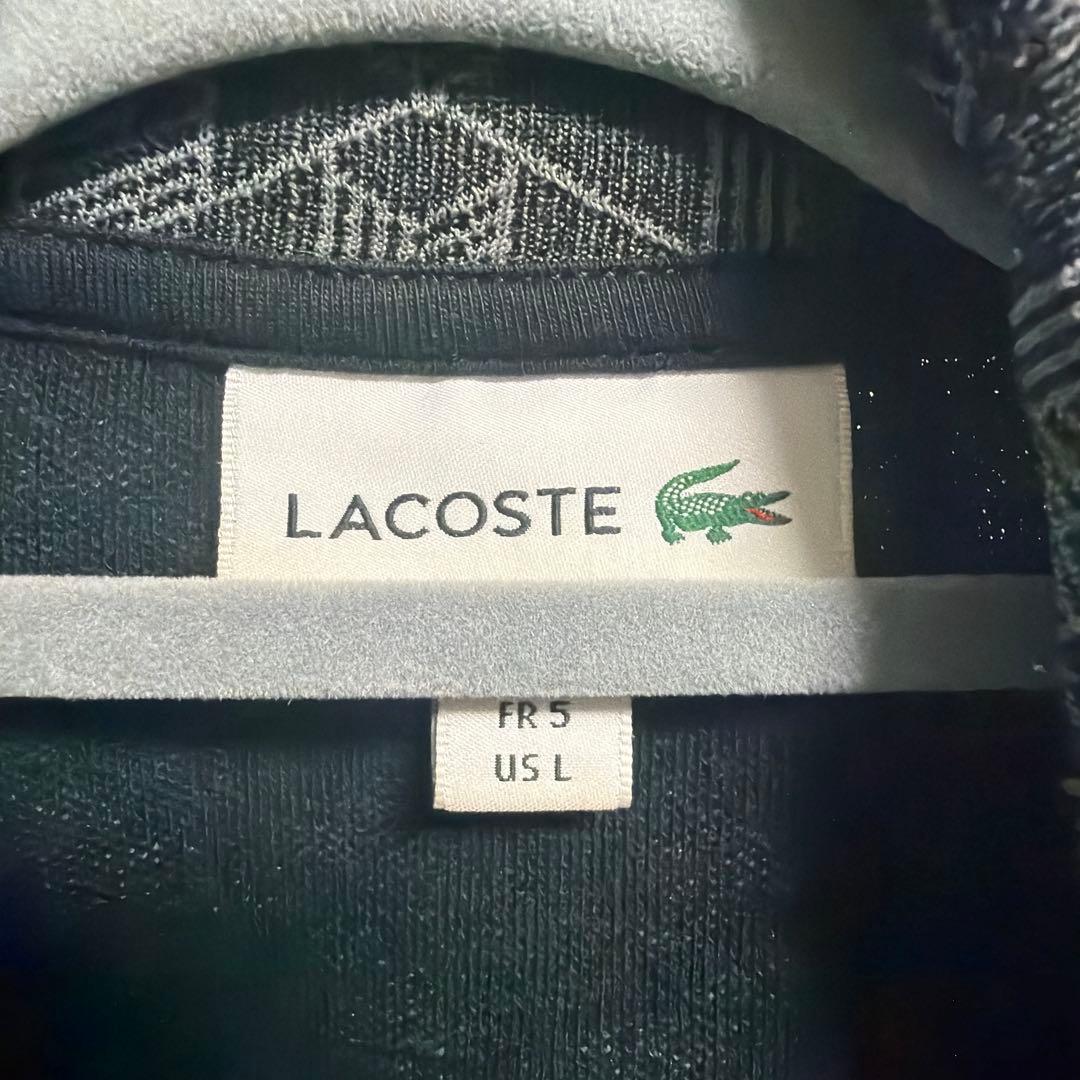 LACOSTE ブラック　トラックジャケット