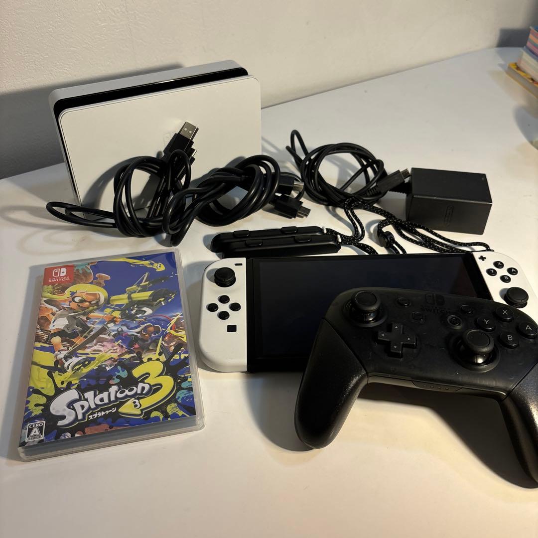 NintendoSwitch本体 、周辺機器、プロコン、スプラトゥーン3カセット