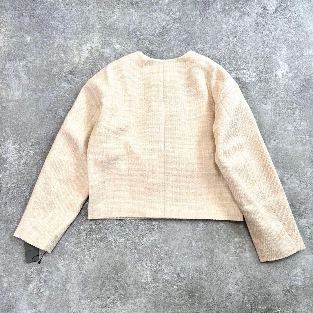 新品タグ付き♪ エストネーション　ツイード　ノーカラージャケット