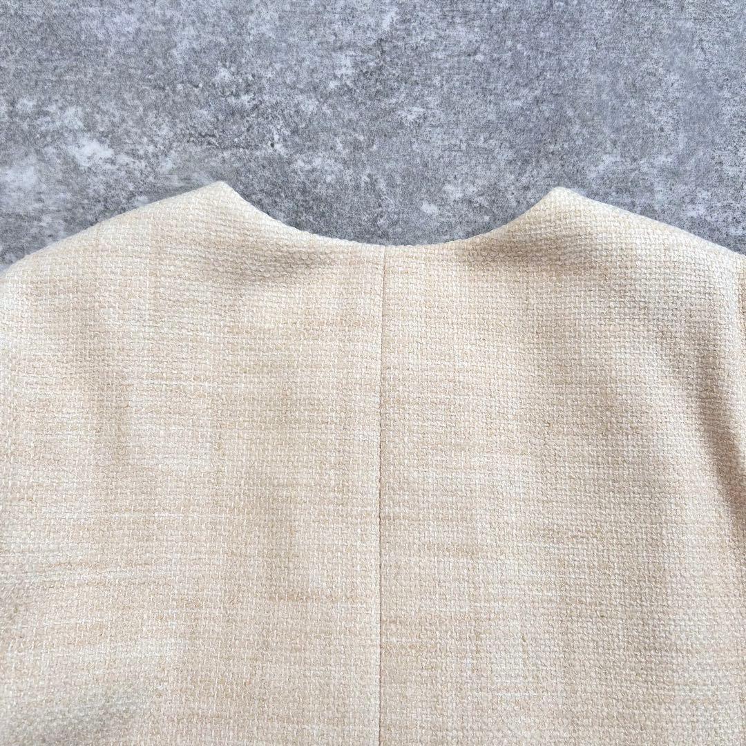 新品タグ付き♪ エストネーション　ツイード　ノーカラージャケット