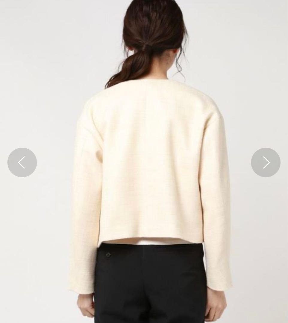 新品タグ付き♪ エストネーション　ツイード　ノーカラージャケット