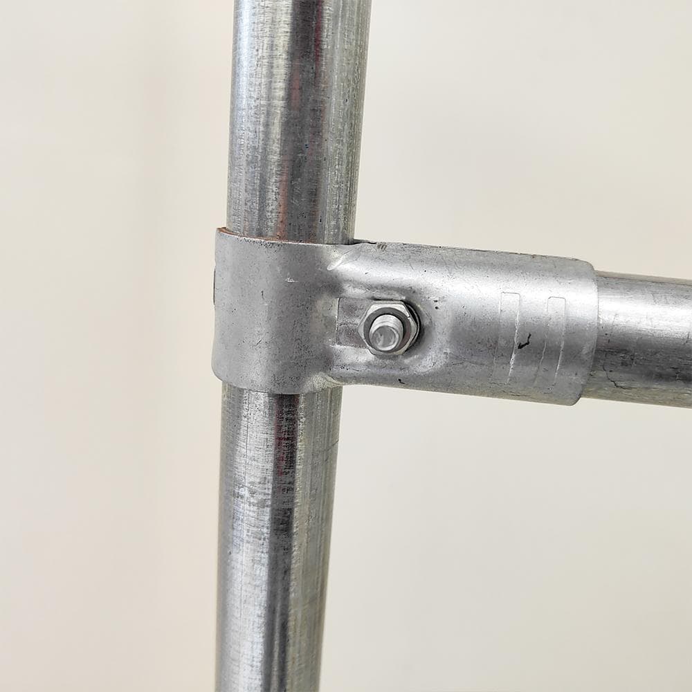 イ*ド様 ハンガーラック 業務用 2段 什器 錆び防止 ガス管 パイプハンガー