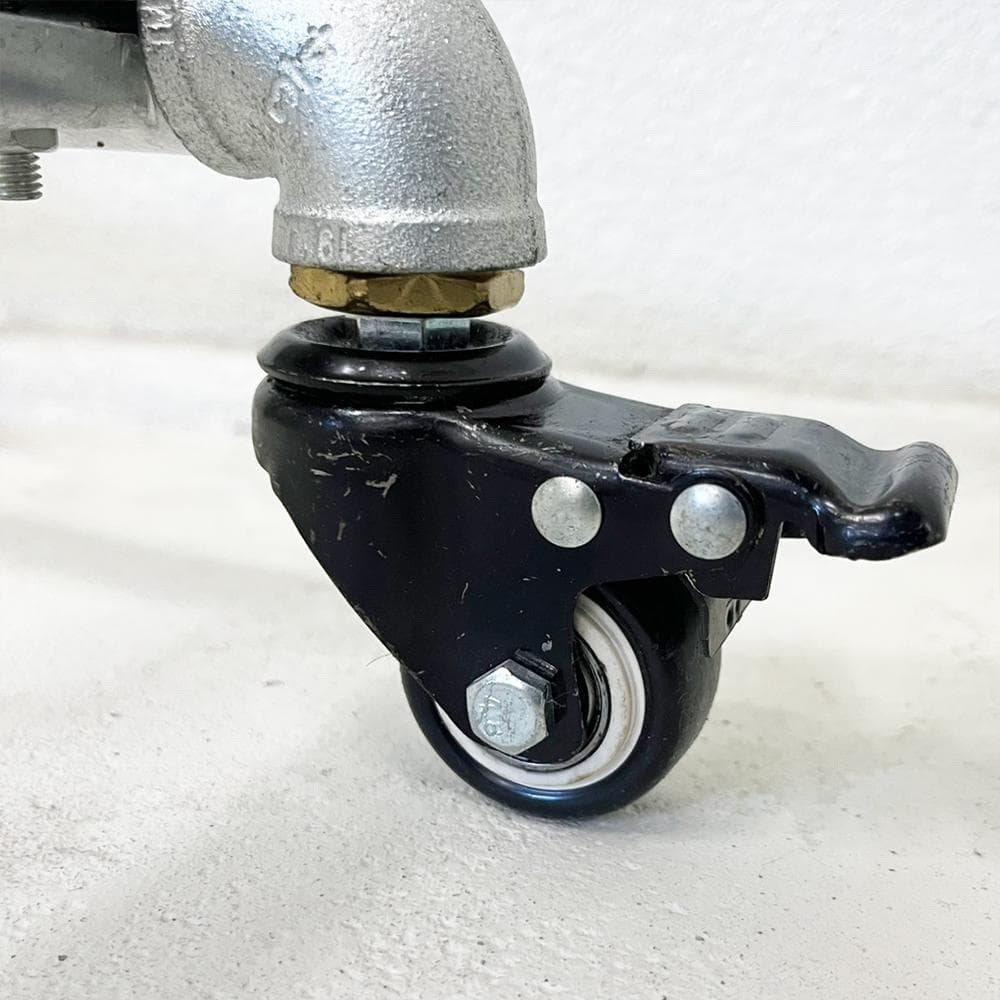 イ*ド様 ハンガーラック 業務用 2段 什器 錆び防止 ガス管 パイプハンガー