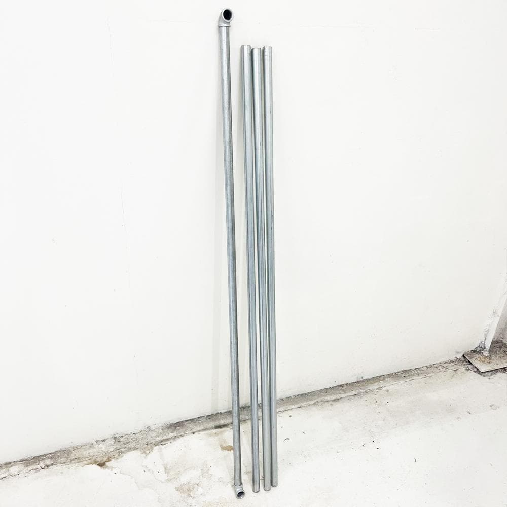 イ*ド様 ハンガーラック 業務用 2段 什器 錆び防止 ガス管 パイプハンガー