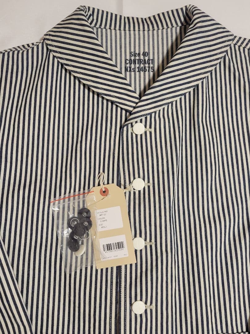 WAIPER.inc 米軍 U.S.NAVY ヒッコリー ジャケット Lサイズ