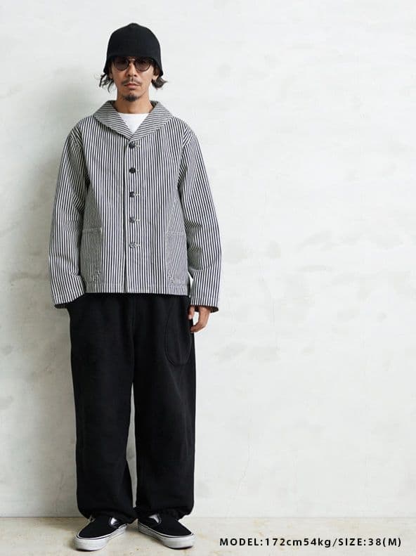 WAIPER.inc 米軍 U.S.NAVY ヒッコリー ジャケット Lサイズ