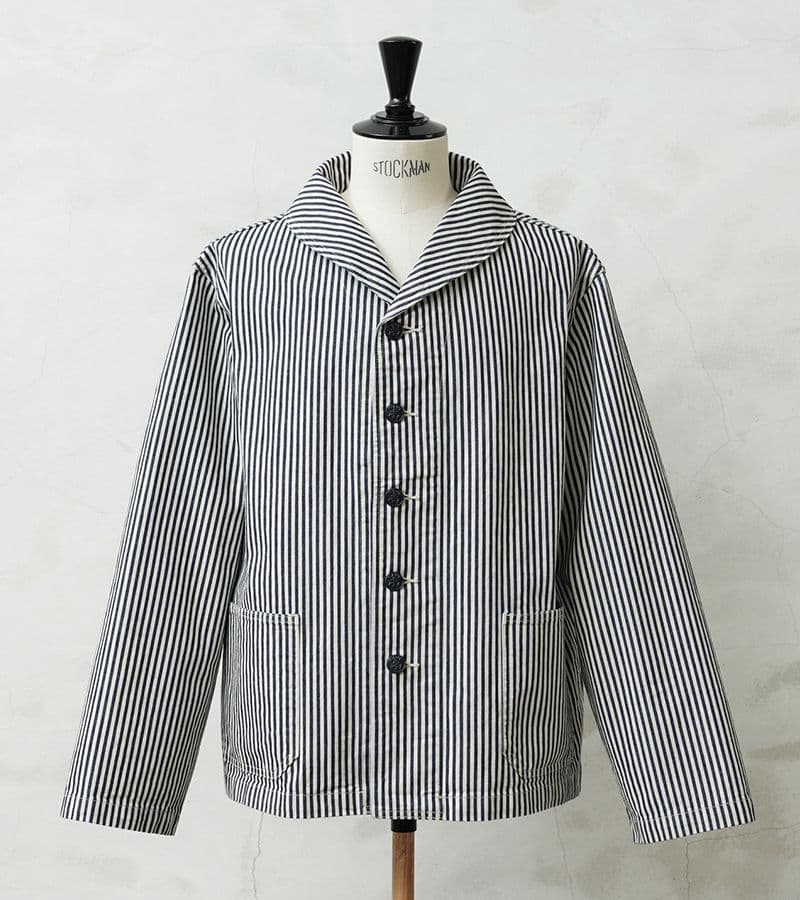 WAIPER.inc 米軍 U.S.NAVY ヒッコリー ジャケット Lサイズ