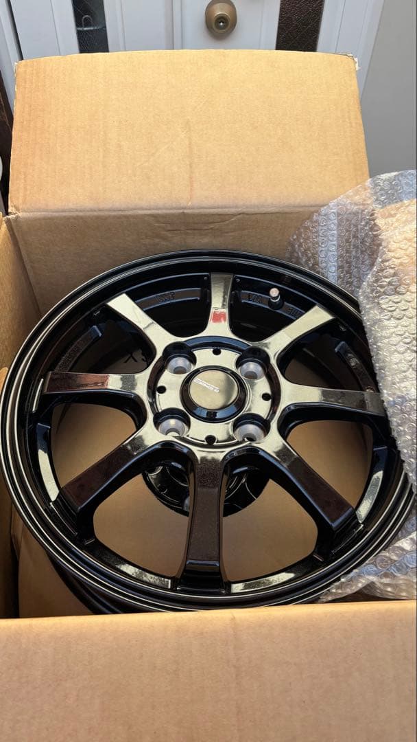 【送込】軽用14インチ アルミGスピード　G-08 1445+45 4H100