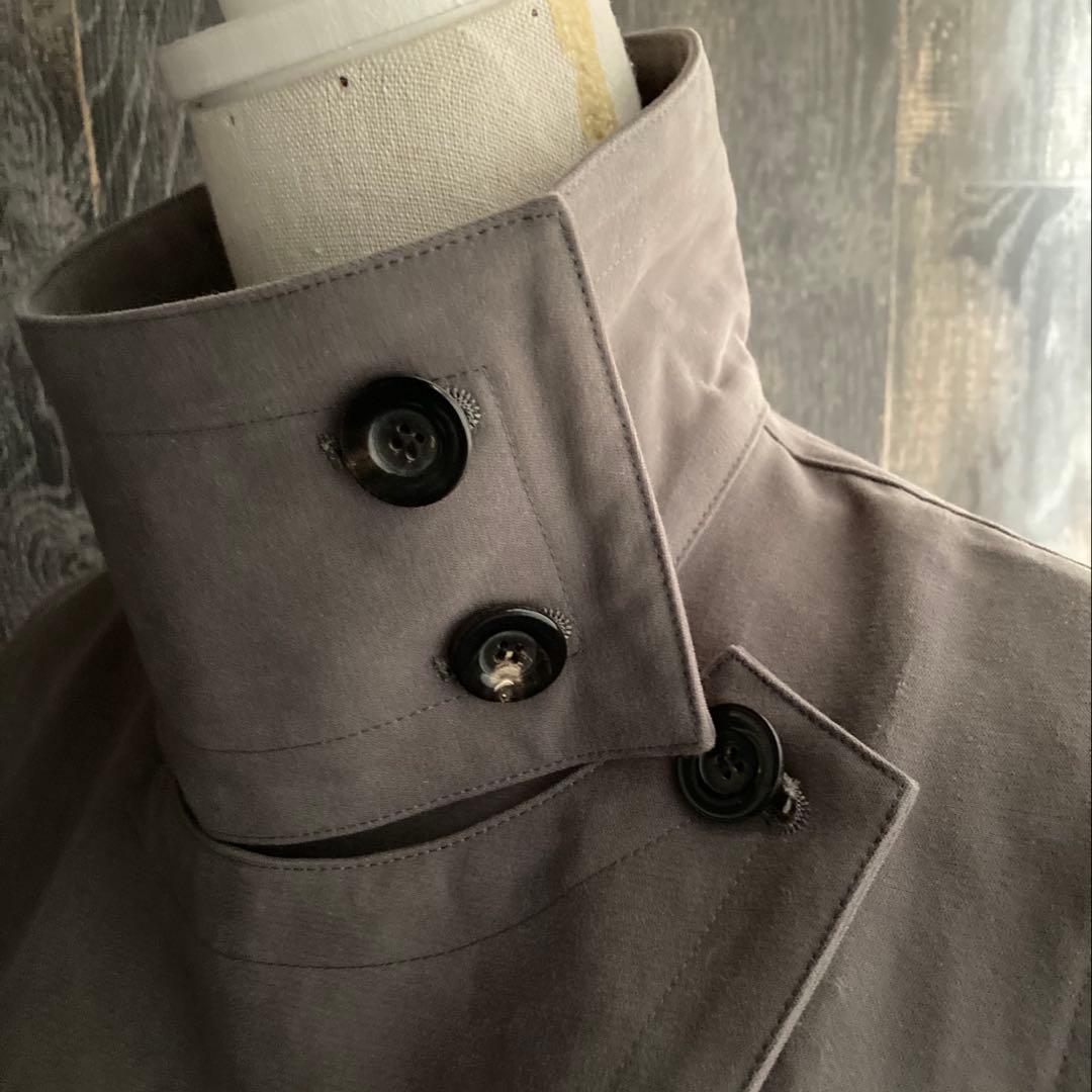 DES PRES 新品未使用 ジャケット コート コットン 厚手 ダークグレー