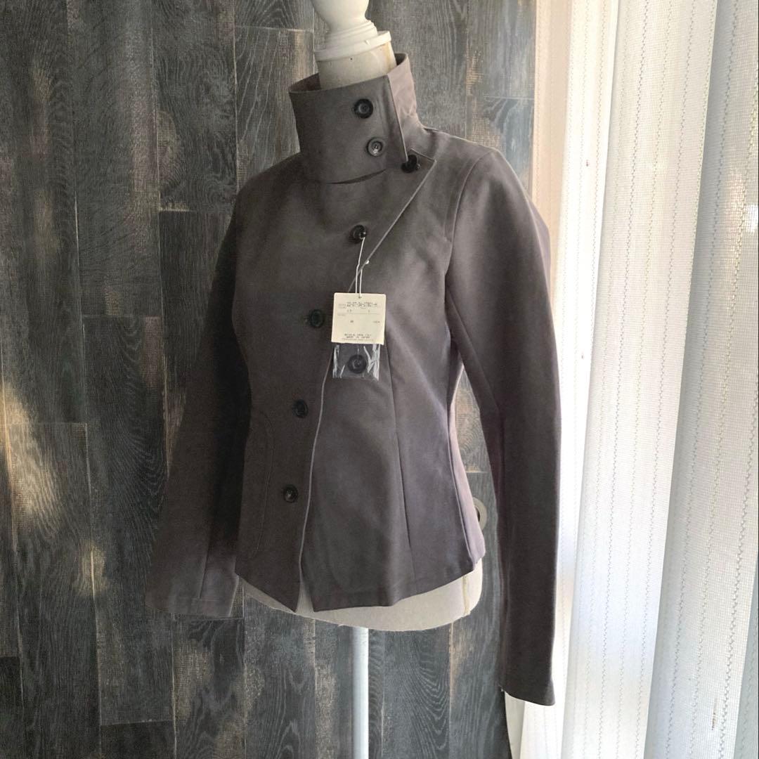 DES PRES 新品未使用 ジャケット コート コットン 厚手 ダークグレー